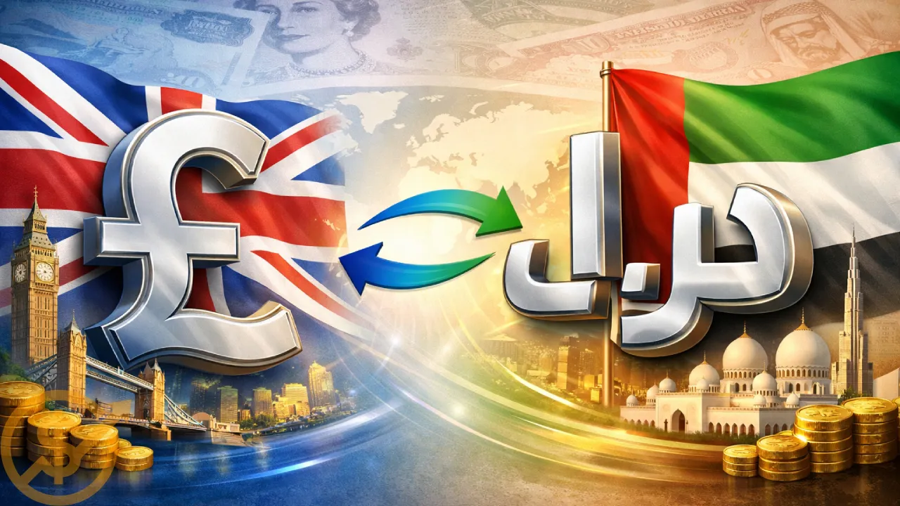تبدیل پوند به درهم + چارت GBPAED