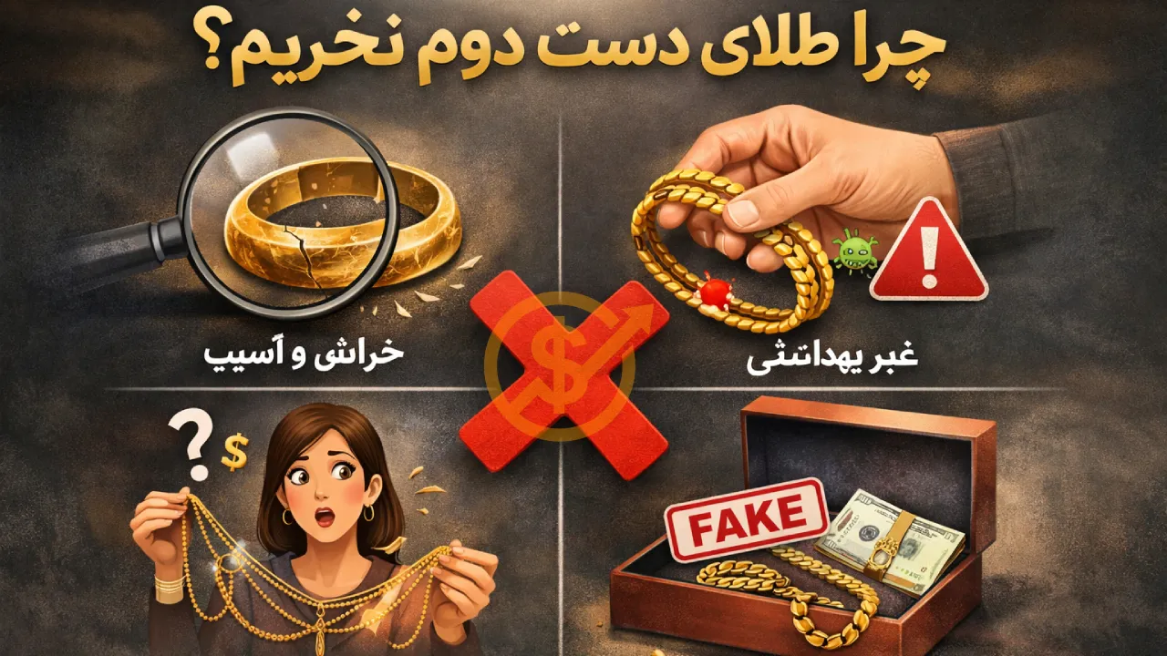 چرا طلای دست دوم نخریم