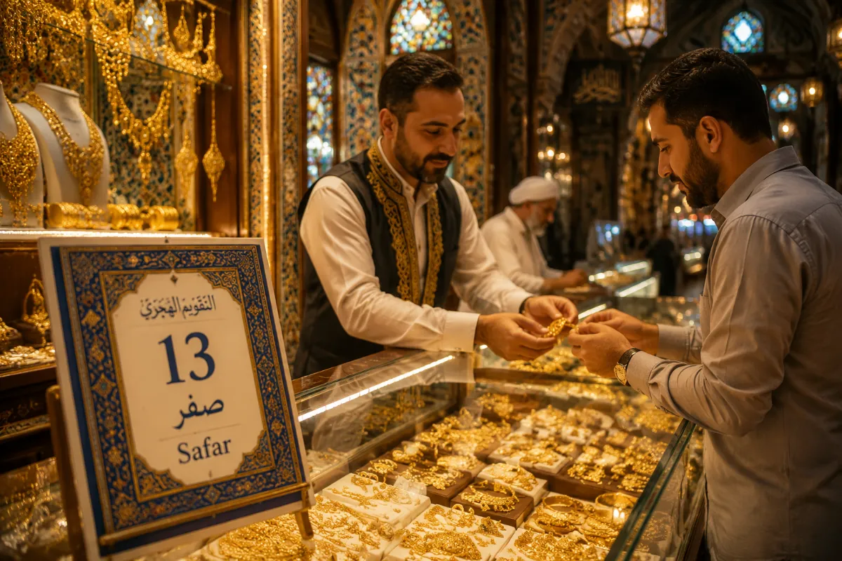 خرید طلا در ۱۳ صفر